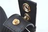 Authentic GUCCI Shoulder Bag GG Canvas Leather 0014198 Black H8164