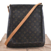 Authentic LOUIS VUITTON Monogram Musette Shoulder Cross Body Bag M51256 LV H8166