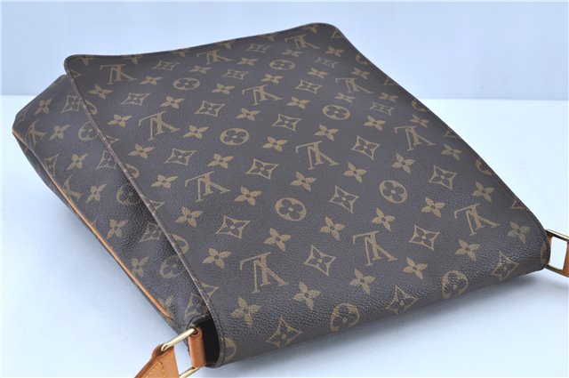 Authentic LOUIS VUITTON Monogram Musette Shoulder Cross Body Bag M51256 LV H8166