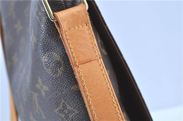 Authentic LOUIS VUITTON Monogram Musette Shoulder Cross Body Bag M51256 LV H8166