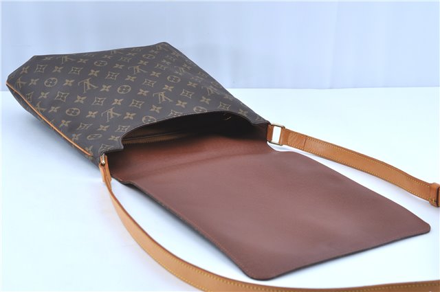 Authentic LOUIS VUITTON Monogram Musette Shoulder Cross Body Bag M51256 LV H8166