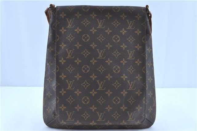 Authentic LOUIS VUITTON Monogram Musette Shoulder Cross Body Bag M51256 LV H8167