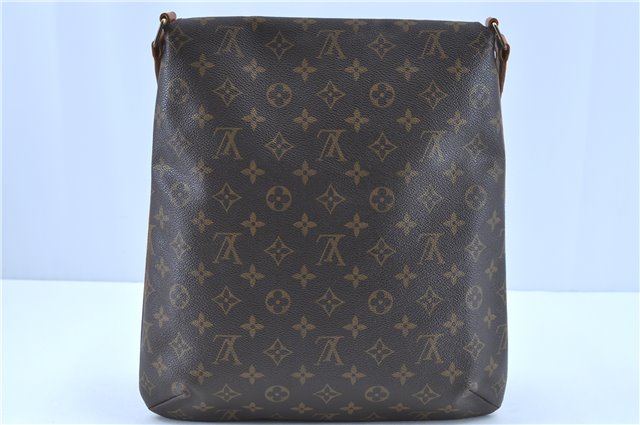 Authentic LOUIS VUITTON Monogram Musette Shoulder Cross Body Bag M51256 LV H8167