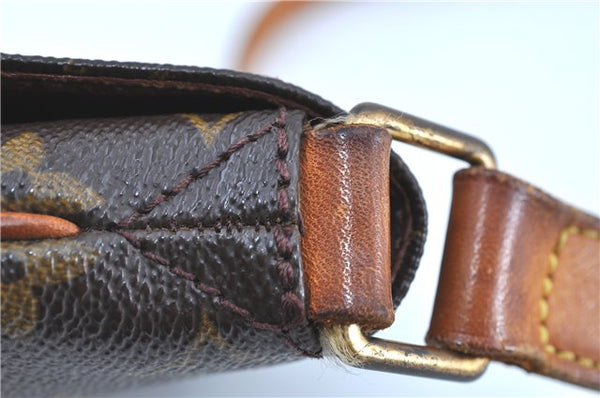 Authentic LOUIS VUITTON Monogram Musette Shoulder Cross Body Bag M51256 LV H8167