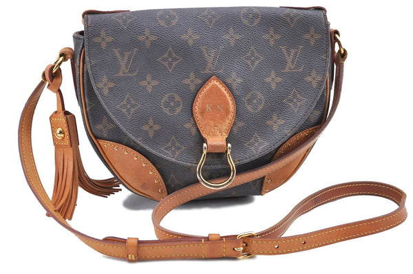 Authentic LOUIS VUITTON Monogram Saint Cloud Shoulder Cross Bag M41481 LV H8168