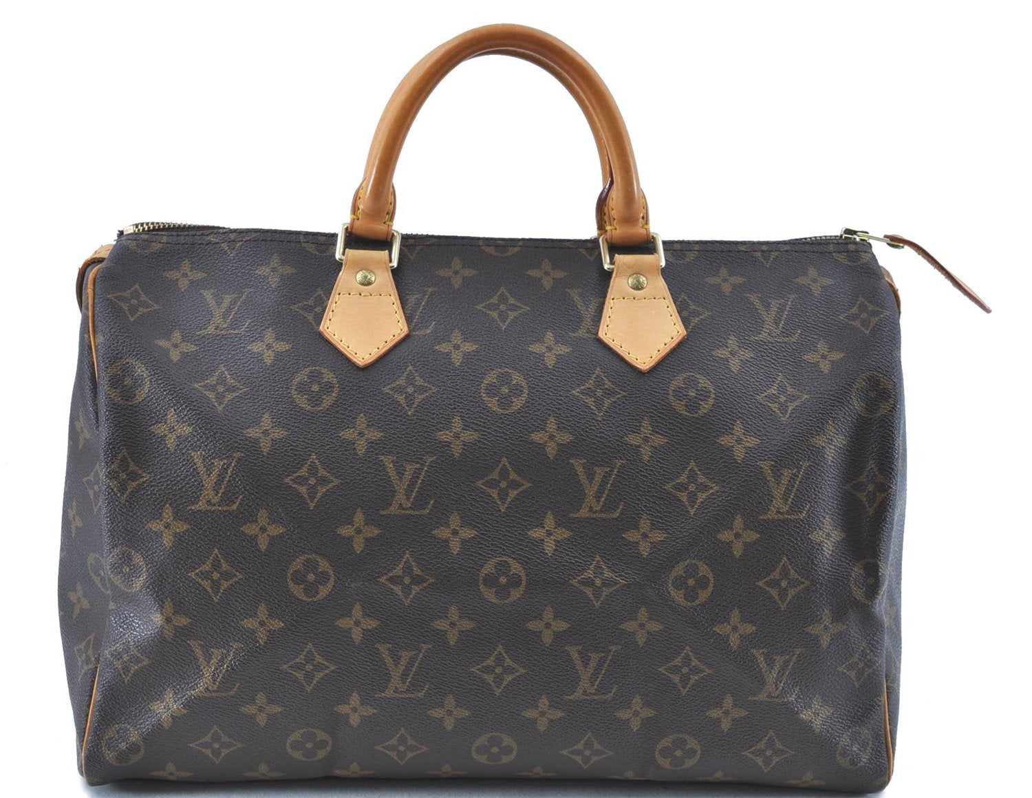 Authentic LOUIS VUITTON Monogram Speedy 35 Hand Bag M41524 LV H8171