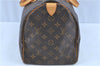 Authentic LOUIS VUITTON Monogram Speedy 35 Hand Bag M41524 LV H8171