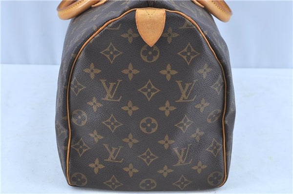 Authentic LOUIS VUITTON Monogram Speedy 35 Hand Bag M41524 LV H8171