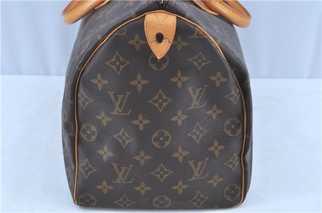 Authentic LOUIS VUITTON Monogram Speedy 35 Hand Bag M41524 LV H8171