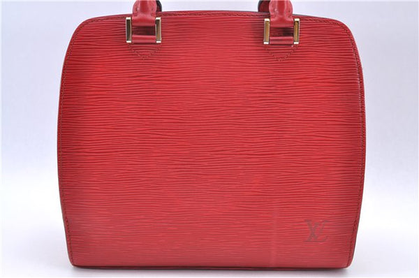 Authentic LOUIS VUITTON Epi Pont Neuf Hand Bag Red M52057 LV H8173