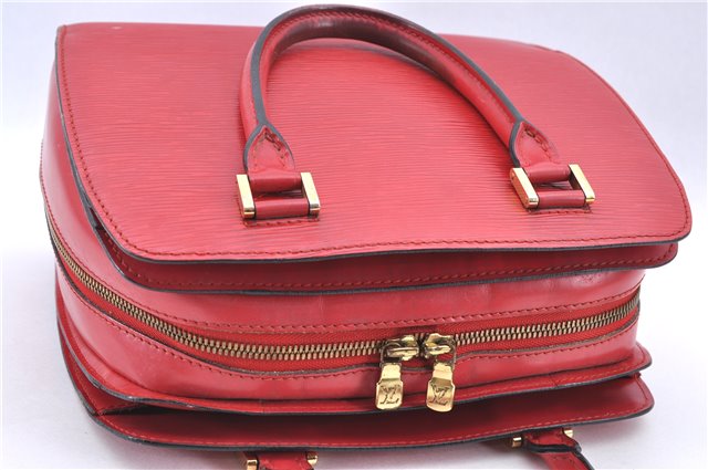 Authentic LOUIS VUITTON Epi Pont Neuf Hand Bag Red M52057 LV H8173