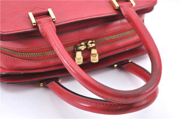 Authentic LOUIS VUITTON Epi Pont Neuf Hand Bag Red M52057 LV H8173