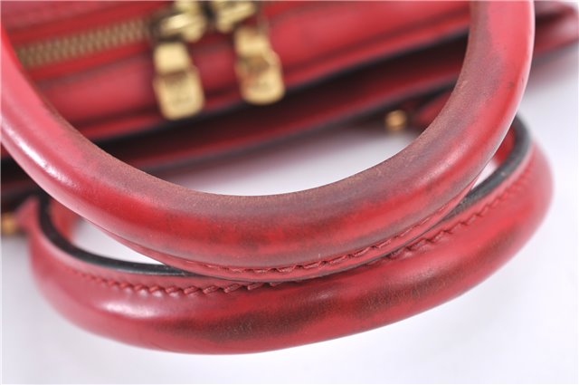 Authentic LOUIS VUITTON Epi Pont Neuf Hand Bag Red M52057 LV H8173