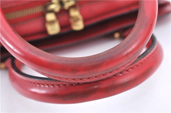 Authentic LOUIS VUITTON Epi Pont Neuf Hand Bag Red M52057 LV H8173