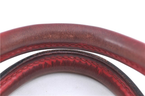 Authentic LOUIS VUITTON Epi Pont Neuf Hand Bag Red M52057 LV H8173