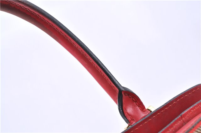 Authentic LOUIS VUITTON Epi Pont Neuf Hand Bag Red M52057 LV H8173