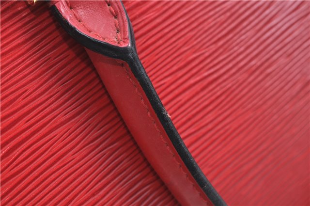 Authentic LOUIS VUITTON Epi Pont Neuf Hand Bag Red M52057 LV H8173