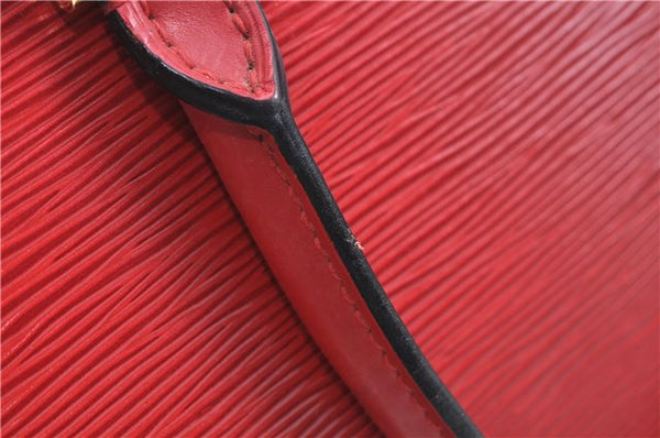 Authentic LOUIS VUITTON Epi Pont Neuf Hand Bag Red M52057 LV H8173