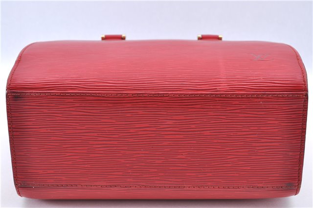 Authentic LOUIS VUITTON Epi Pont Neuf Hand Bag Red M52057 LV H8173