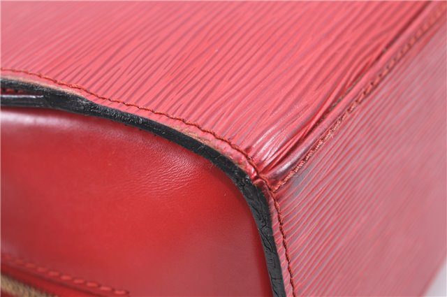 Authentic LOUIS VUITTON Epi Pont Neuf Hand Bag Red M52057 LV H8173