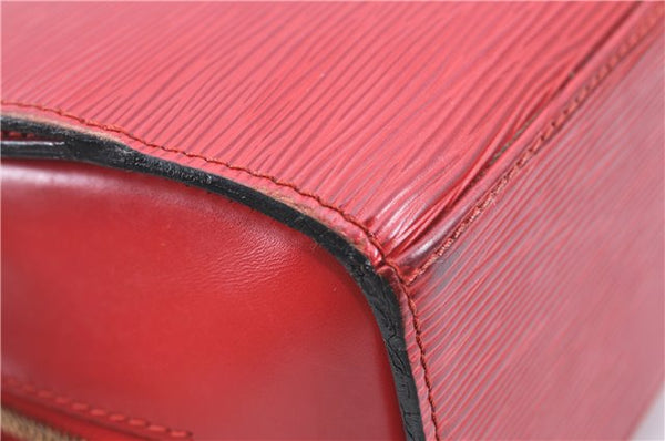Authentic LOUIS VUITTON Epi Pont Neuf Hand Bag Red M52057 LV H8173