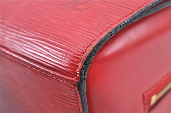 Authentic LOUIS VUITTON Epi Pont Neuf Hand Bag Red M52057 LV H8173