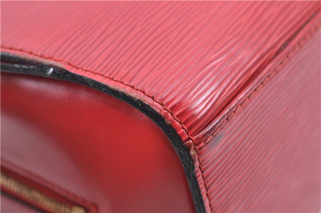 Authentic LOUIS VUITTON Epi Pont Neuf Hand Bag Red M52057 LV H8173
