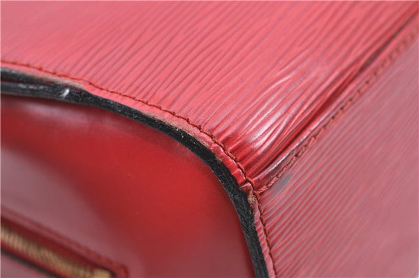Authentic LOUIS VUITTON Epi Pont Neuf Hand Bag Red M52057 LV H8173