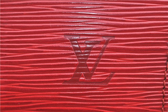 Authentic LOUIS VUITTON Epi Pont Neuf Hand Bag Red M52057 LV H8173