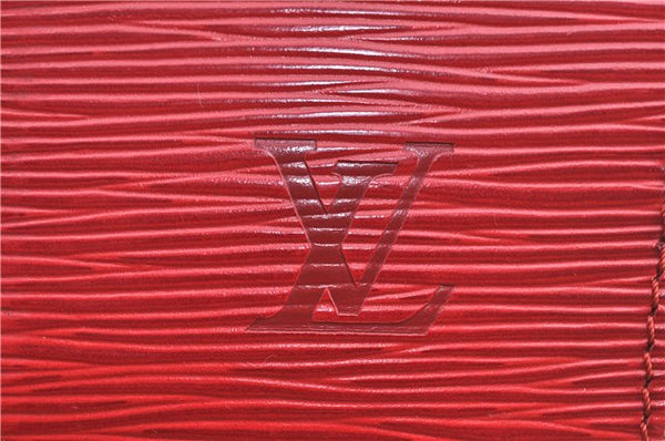 Authentic LOUIS VUITTON Epi Pont Neuf Hand Bag Red M52057 LV H8173