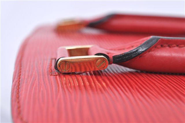 Authentic LOUIS VUITTON Epi Pont Neuf Hand Bag Red M52057 LV H8173