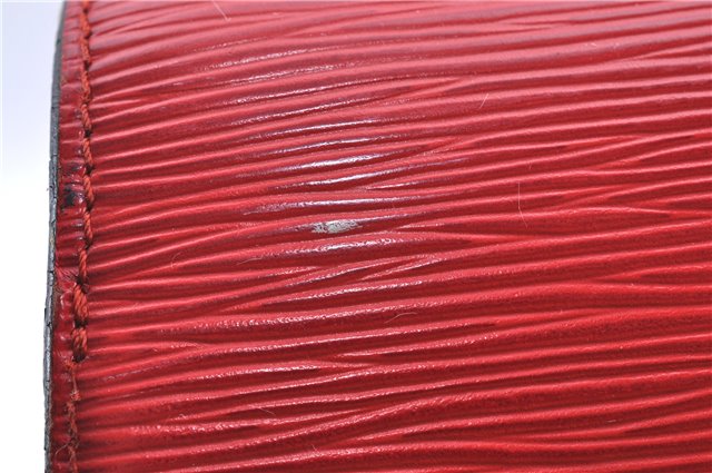 Authentic LOUIS VUITTON Epi Pont Neuf Hand Bag Red M52057 LV H8173