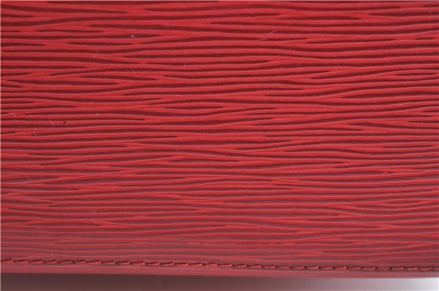 Authentic LOUIS VUITTON Epi Pont Neuf Hand Bag Red M52057 LV H8173