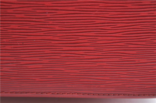 Authentic LOUIS VUITTON Epi Pont Neuf Hand Bag Red M52057 LV H8173