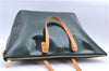 Authentic LOUIS VUITTON Vernis Bellevue GM Hand Bag Dark Green M93673 LV H8178