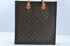 Authentic LOUIS VUITTON Monogram Sac Plat Hand Bag M51140 LV H8182