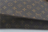 Authentic LOUIS VUITTON Monogram Sac Plat Hand Bag M51140 LV H8182