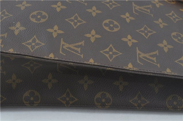 Authentic LOUIS VUITTON Monogram Sac Plat Hand Bag M51140 LV H8182