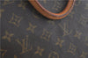 Authentic LOUIS VUITTON Monogram Sac Plat Hand Bag M51140 LV H8182