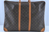 Authentic LOUIS VUITTON Monogram Sirius 55 Travel Hand Bag M41404 LV H8192