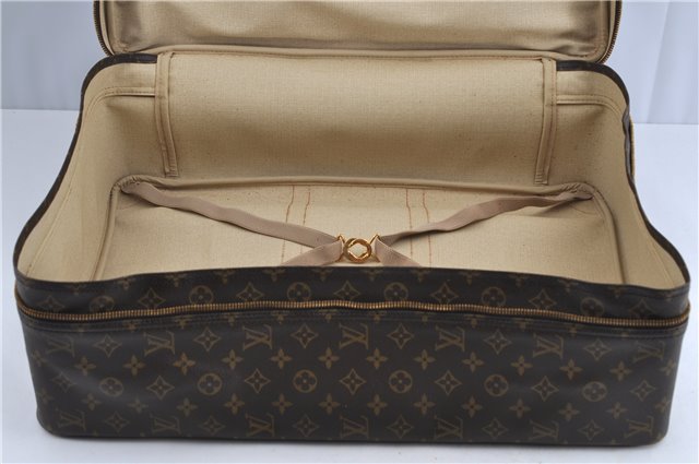 Authentic LOUIS VUITTON Monogram Sirius 55 Travel Hand Bag M41404 LV H8192
