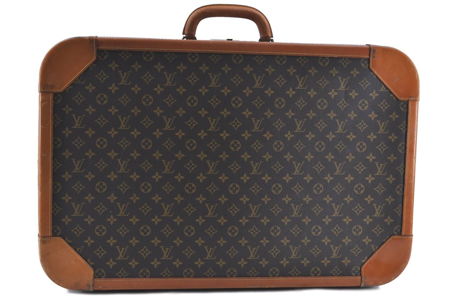 AuthLOUIS VUITTON Monogram Stratos 70 Trunk Case Travel Bag M23234 LV H8193