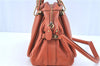 Authentic Chloe Paraty 2Way Shoulder Cross Body Hand Bag Orange H8194