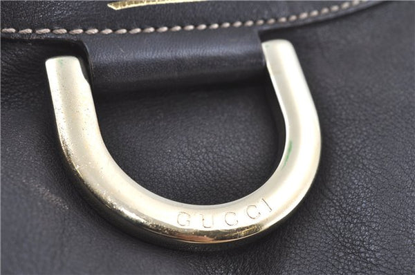 Authentic GUCCI Abbey Shoulder Hand Bag Leather 189835 Brown H8195