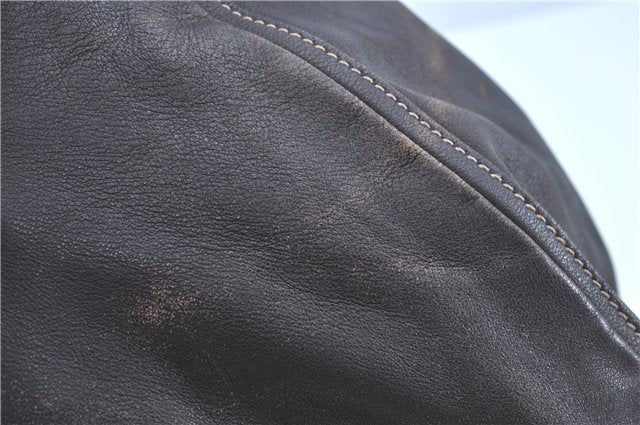 Authentic GUCCI Abbey Shoulder Hand Bag Leather 189835 Brown H8195