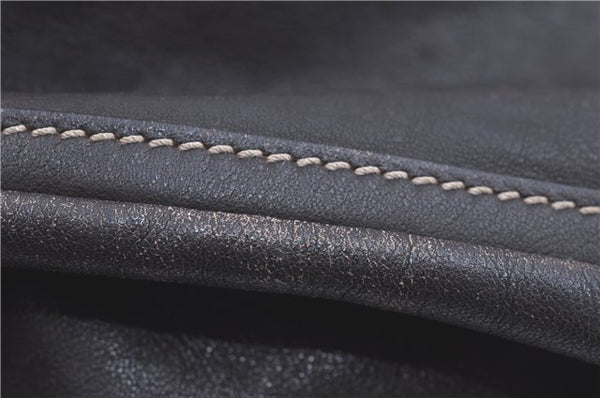 Authentic GUCCI Abbey Shoulder Hand Bag Leather 189835 Brown H8195