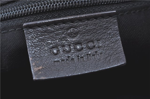 Authentic GUCCI Abbey Shoulder Hand Bag Leather 189835 Brown H8195