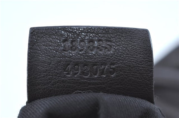 Authentic GUCCI Abbey Shoulder Hand Bag Leather 189835 Brown H8195