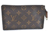Authentic LOUIS VUITTON Monogram Pouch For Bucket PM LV Junk H8200