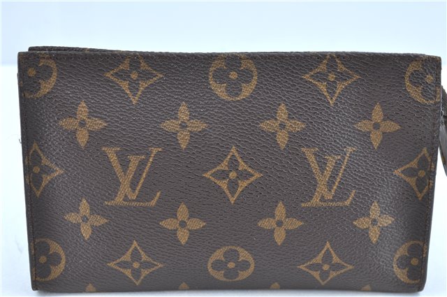Authentic LOUIS VUITTON Monogram Pouch For Bucket PM LV Junk H8200